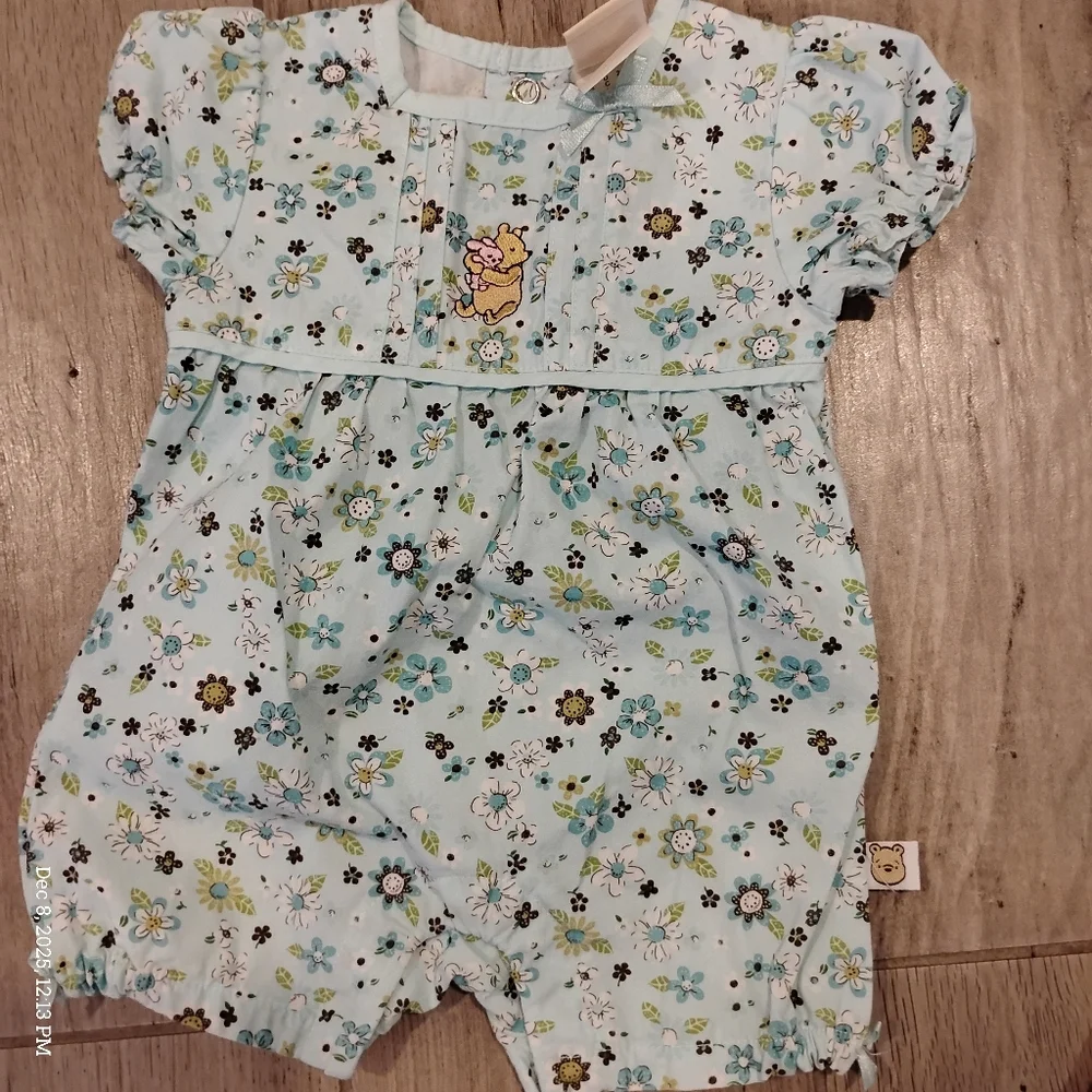 Disney Baby Romper Bundle Lot - 3 Month Baby Girl